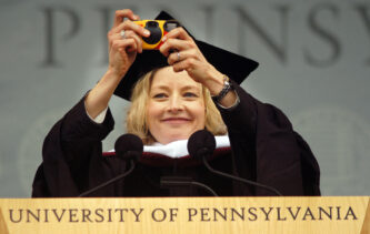 Jodie Foster Speaks At Commencement At University Of Pennsylvania