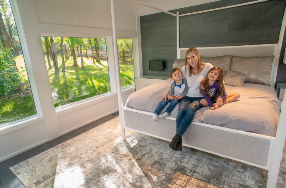 Arlene and Donald Singer hired architect Alfred Dragani to expand their house to 3,200 sq ft
