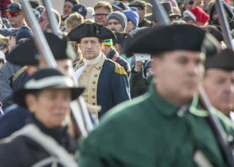 Dress Rehearsal for Washington Crossing the Delaware