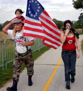 American Nazi Party Holds Rally At Valley Forge