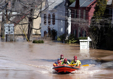 Flooding Along The Delaware River Forces Thousands From Their Homes