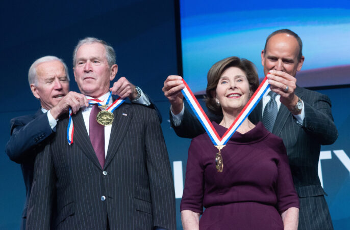 George And Laura Bush Honored With Constitution Center's 2018 Liberty Medal
