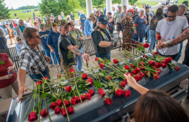 Army Sgt. Matthew Francis Kelly, 70, of Philadelphia is buried with military honors and a welcome home parade