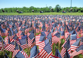 65,000 Flags On Display